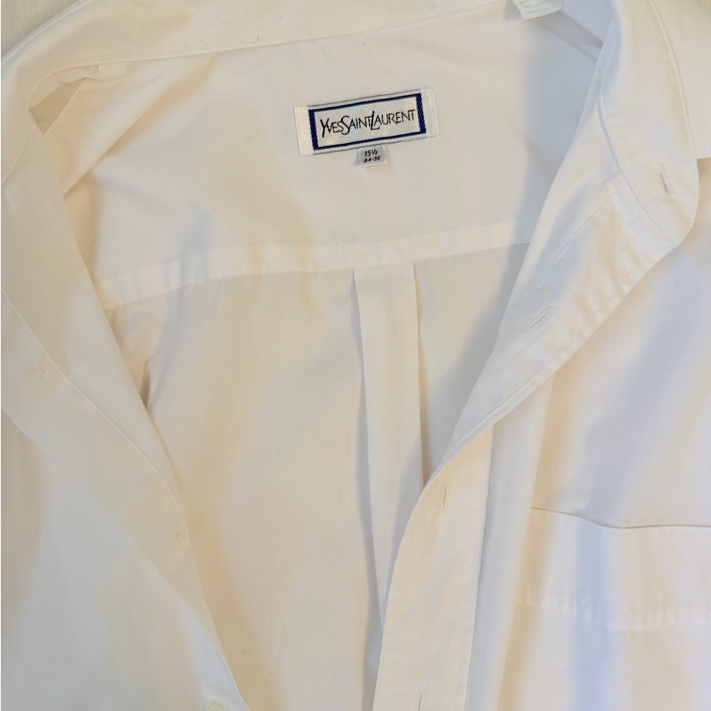 Yves Saint Laurent White Dress Shirt